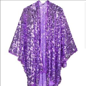 Sequin Kimono for festivals or raves
